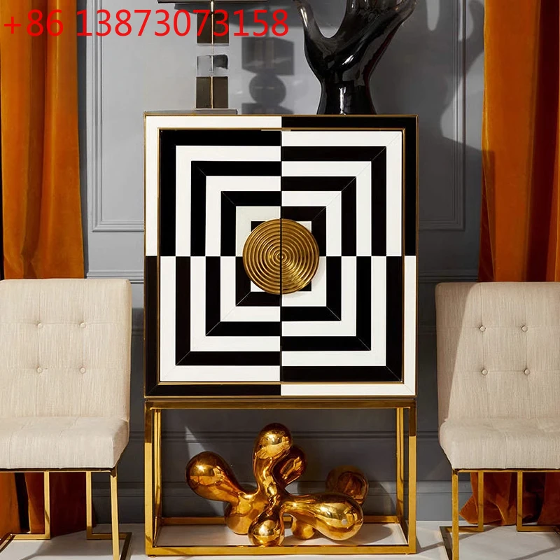 

Современный простой легкий роскошный обеденный боковой шкаф, интегрированный у стены шкафчика для гостиной