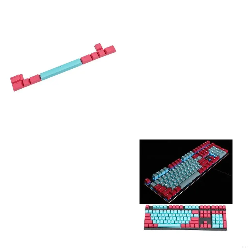 

900F колпачки для ключей, 108 шт., набор колпачков с двойной подсветкой, OEM-профиль, персонализированный для механической для