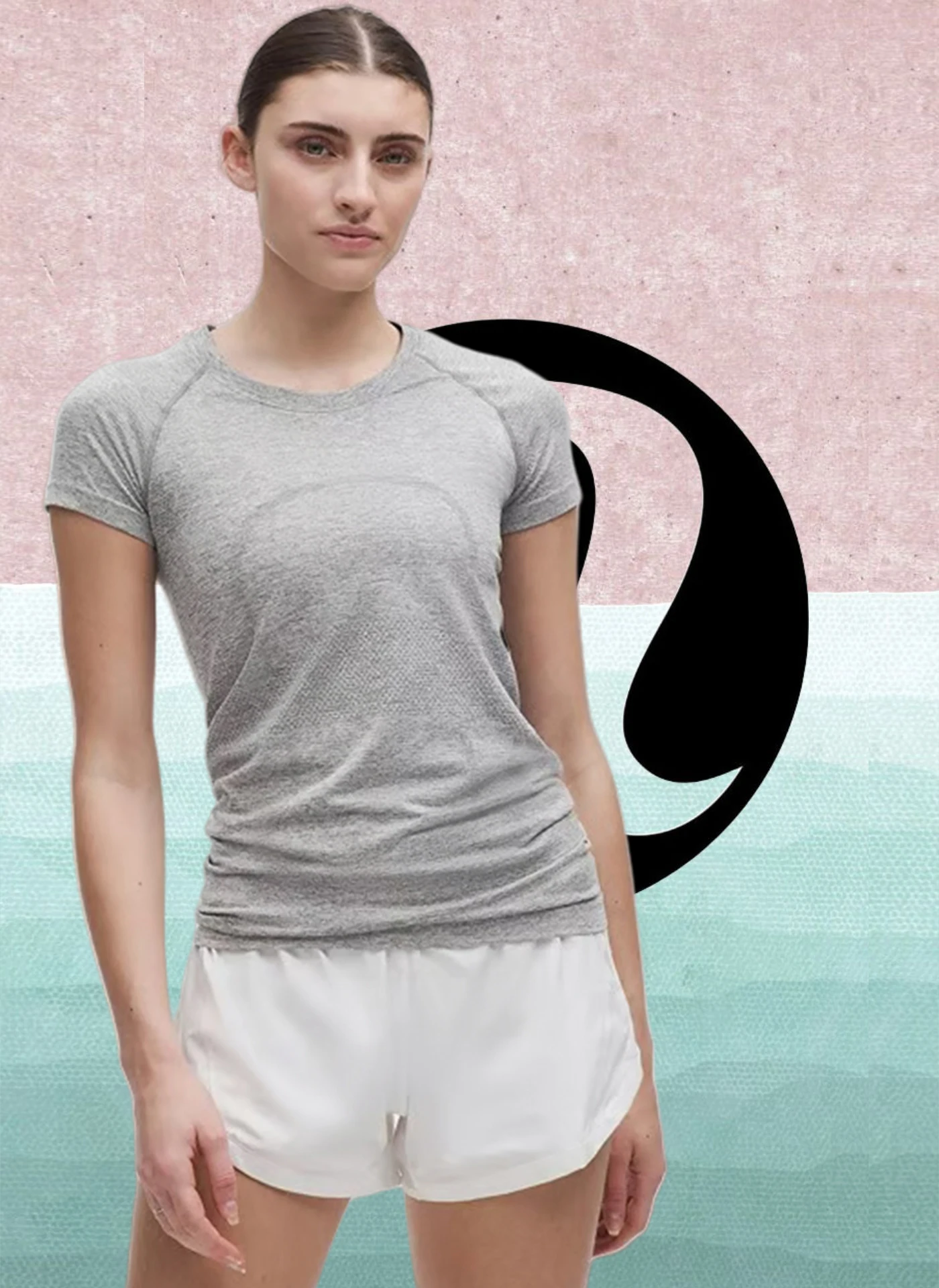 

Fitness Sports Short Sleeved Quick Drying T-Shirt Women's Running Yoga Sports Short Sleeved Sports Style Pilates Yoga Suit