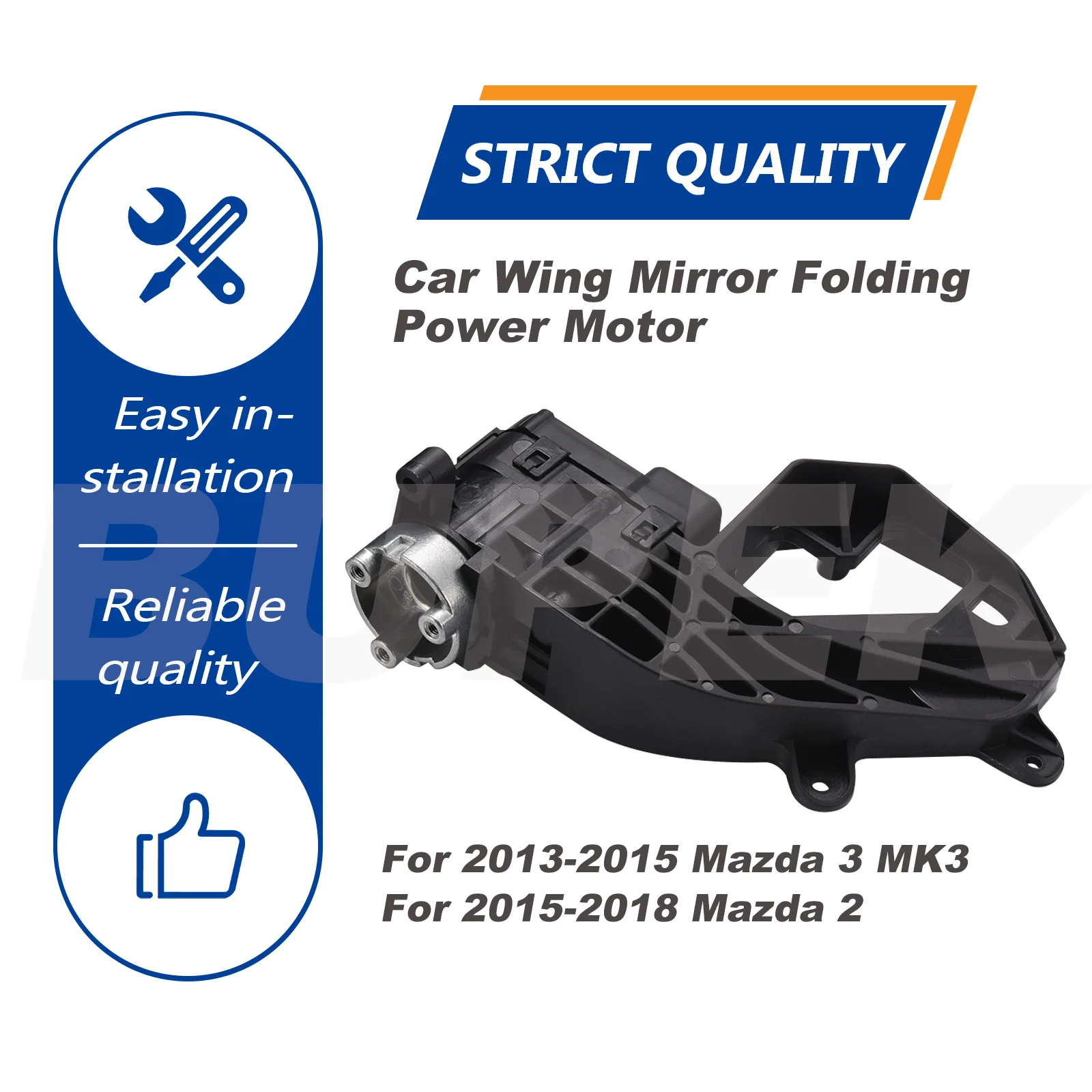 

AZGIANT For 2015-2018 Mazda 2/2013-2015 Mazda 3 MK3 Car Side Wing Mirror Folding Motor Actuator Fold Module Car Parts