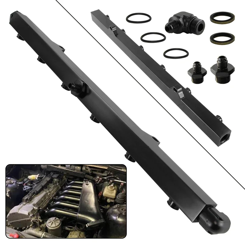 High Quality Fuel Rail Fitting Kit For BMW 3-Series E36 E46 M50 M52 M54 325i 328i 323i M3 Z3 E39 528i Engine Black/Blue