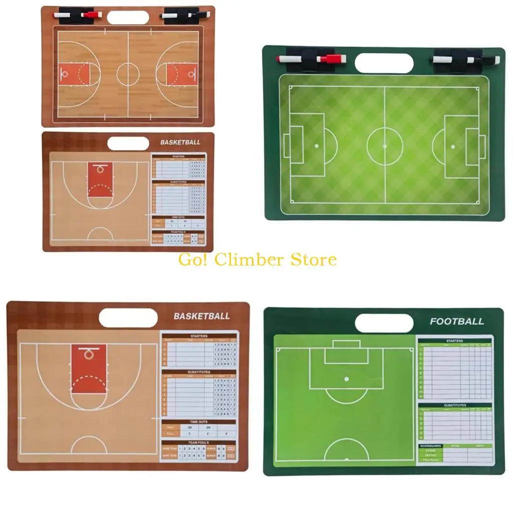 Q84C كرة السلة مدربون السبورة لوحة التدريب مع علامة السبورة