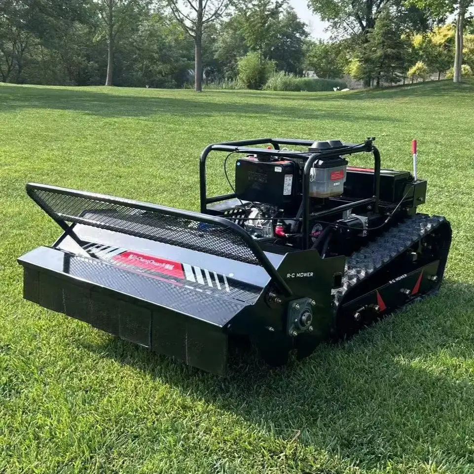 20HP Diesel Remote Control Lawn Mower 100cm Width Big Power Farm Professional Crushing Mover Machine Customized