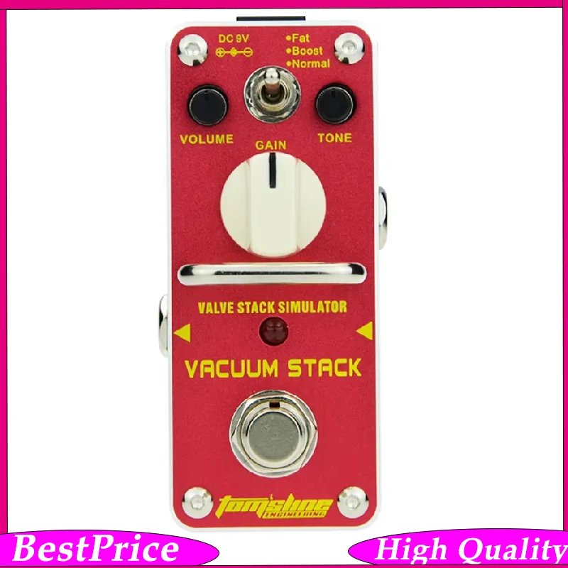 

AROMA AVS-3 VACUUM STACK Electric Guitar Effect Pedal Valve Stack Simulator Pedal True Bypass Guitar Parts & Accessories