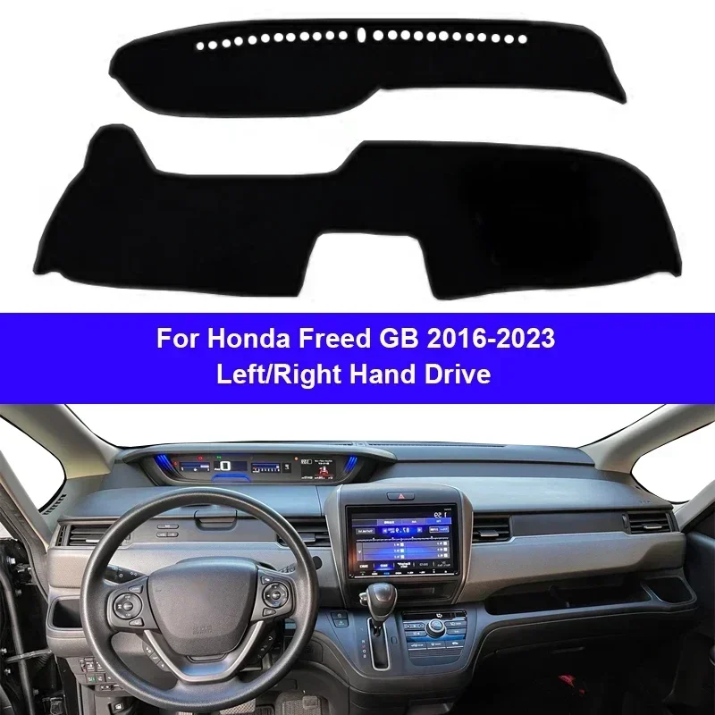 Car Dashboard Cover Non slip pad For Honda Freed GB 2016 - 2023 Protector Rug 2022 Car Dash Mat Sun Shade Pad Anti-UV Cushion