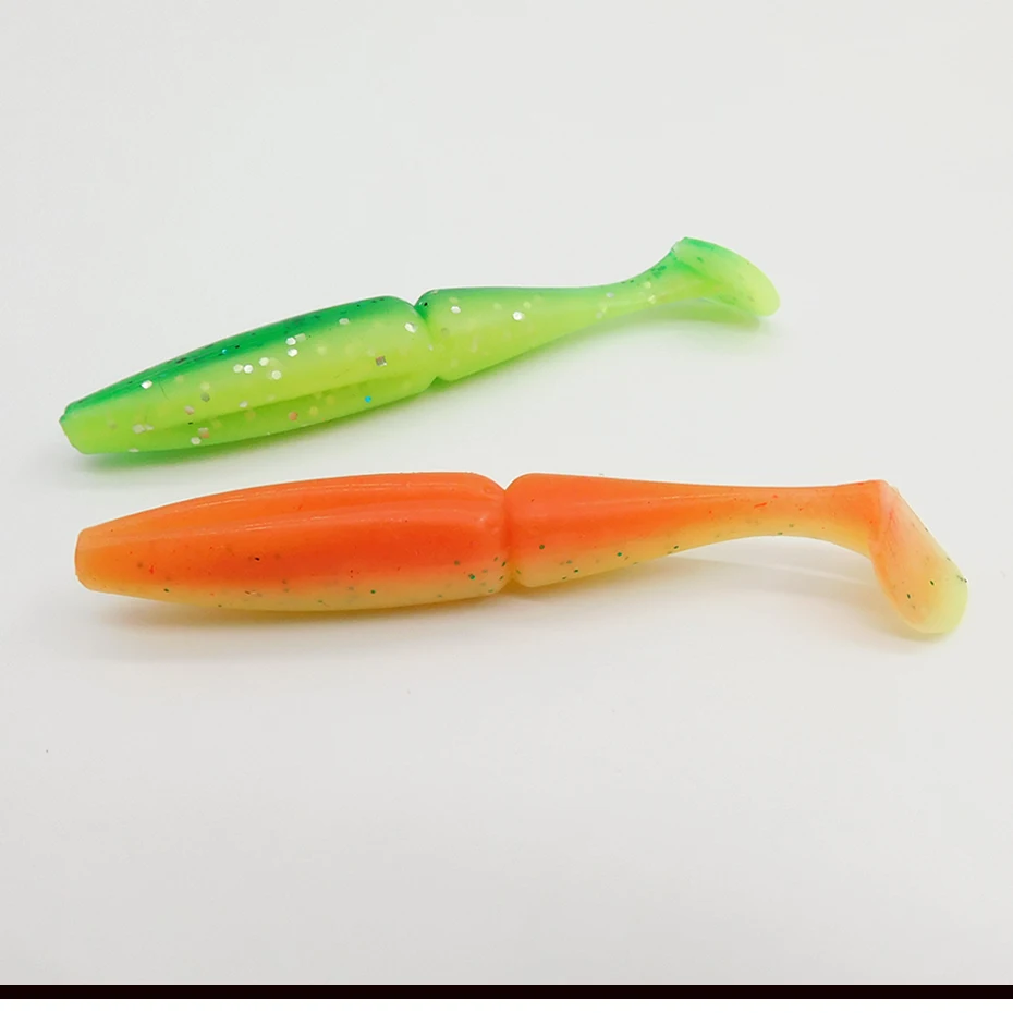 ESFISHING 50 70mm Easy Shiner Artificial Soft Silicone Bait Leurre Souple Swimbait Isca Artificial Vibration Tail Fishing Lures