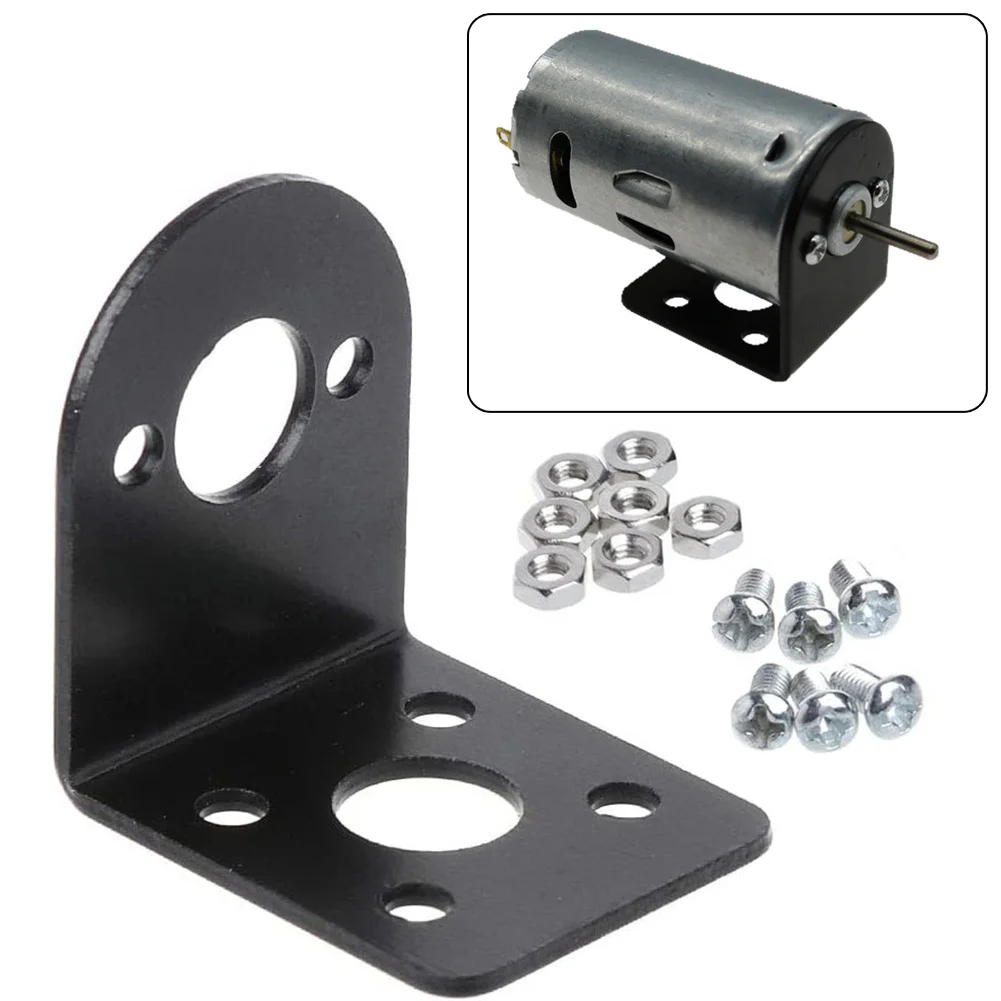 Alloy Steel Motor Mounting Bracket 25GB(GA) Gear Motor Bracket With Screw For 390 385 380 365 Motor Power Tool Accessories