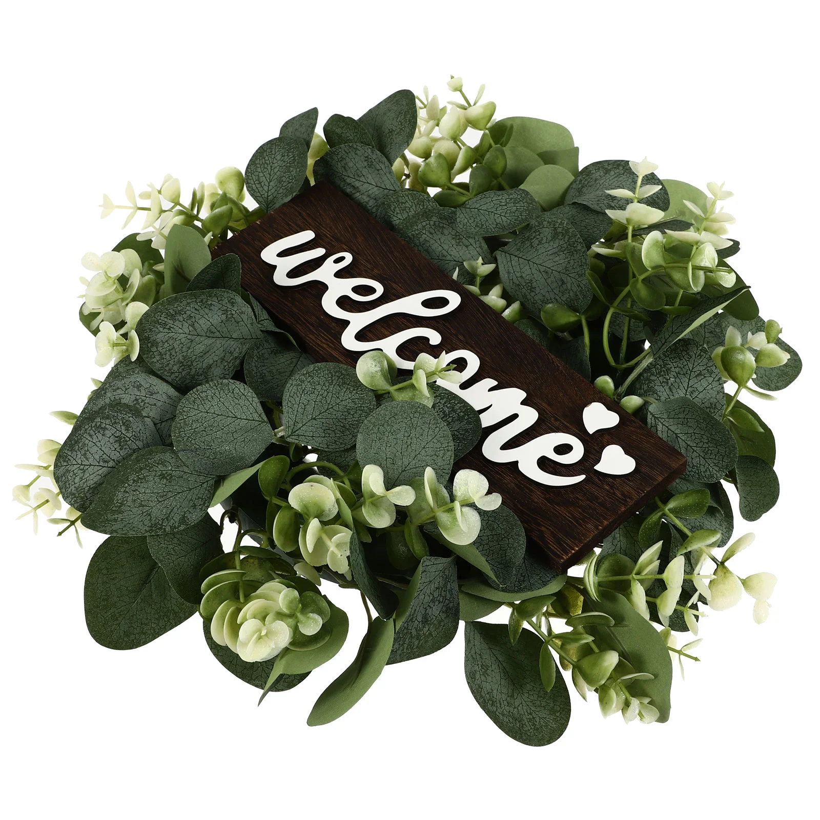 

Wreaths Artificial Garland Household Wood Wall Decoration Small Door Hanging Emulation Fresh Style Green