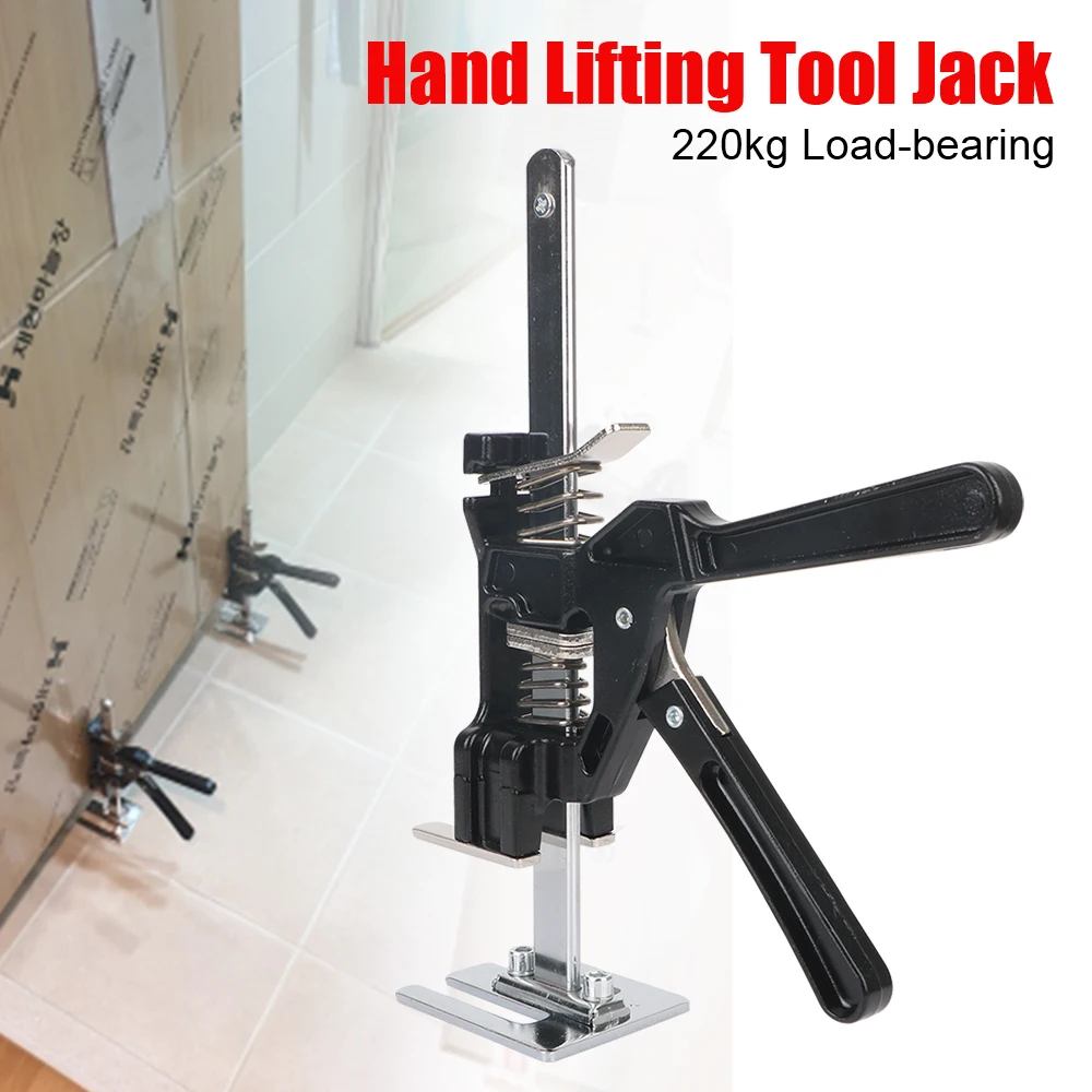 Door Panel Drywall Lifting Elevator Tool Cabinet Board Lifter Labor-Saving Arm Jack Tile Height Adjuster Hand Lifting Tool