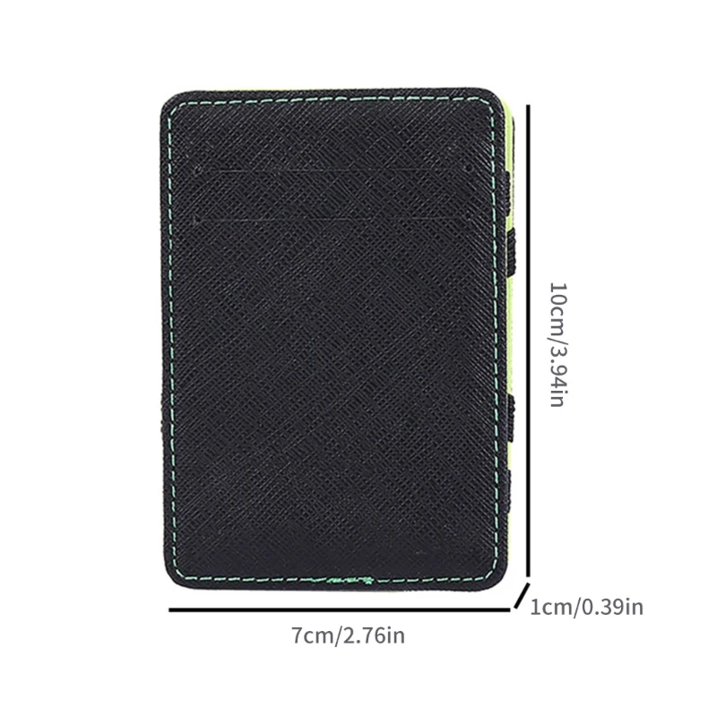 Card Holder Cash Wallet Leather Card Holder สามารถรองรับการ์ดได้สูงสุด 10 ใบ