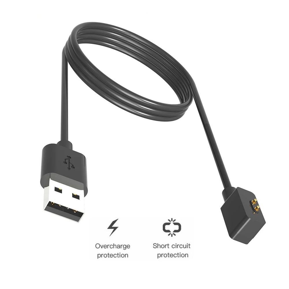 50/100CM Power Charge Cable Replacement USB Magnetic Charging Cable Smartwatch Fast Charging Cable 5V 1A for Mi Band 7 Pro