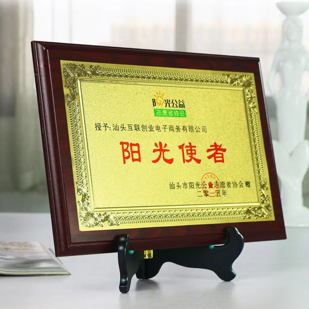 Wooden Plate Display Holder Adjustable Easel Stand Stable Picture Frame Support for Art Gallery Table