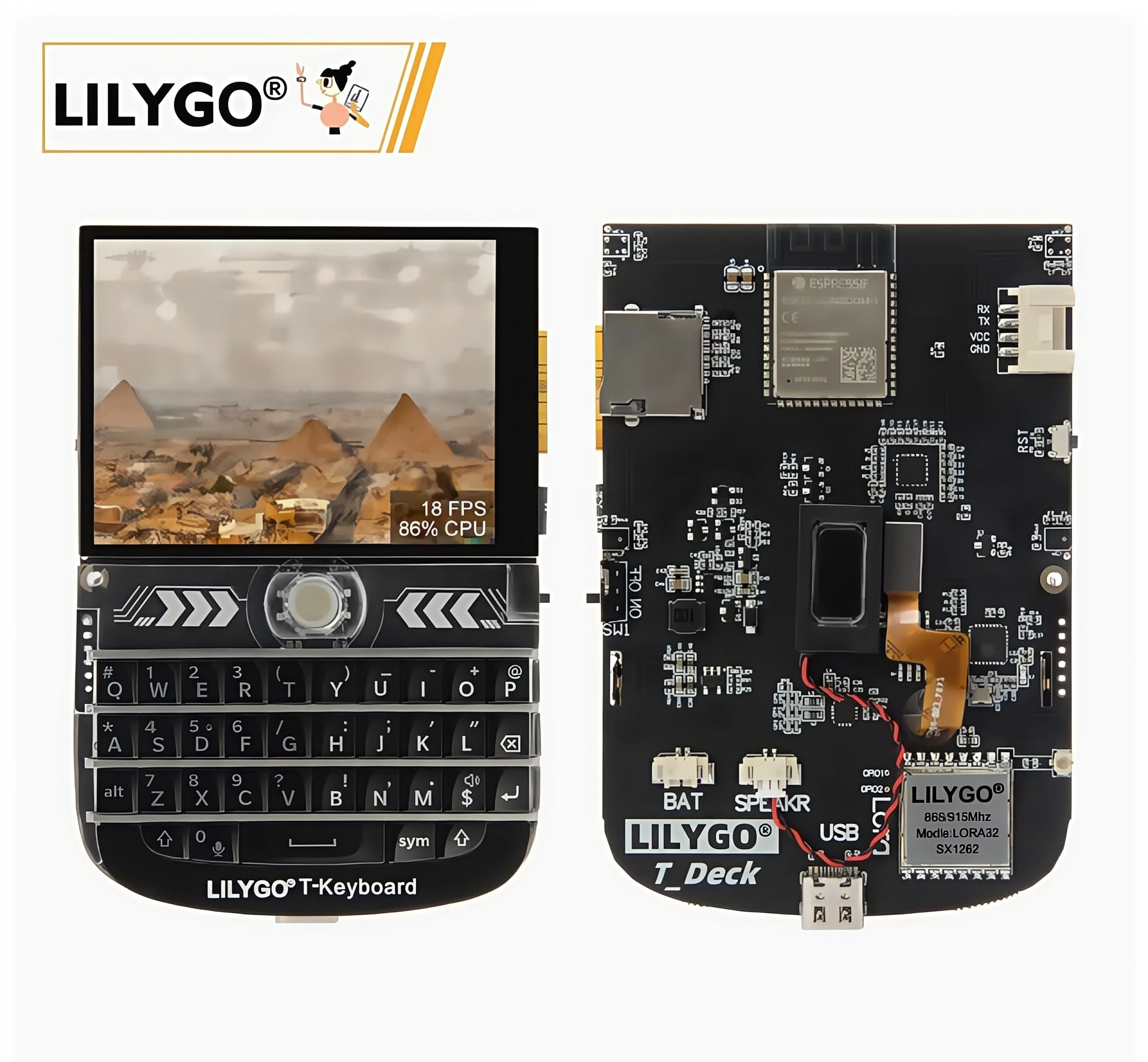 Lilygo T-Deck ESP32…