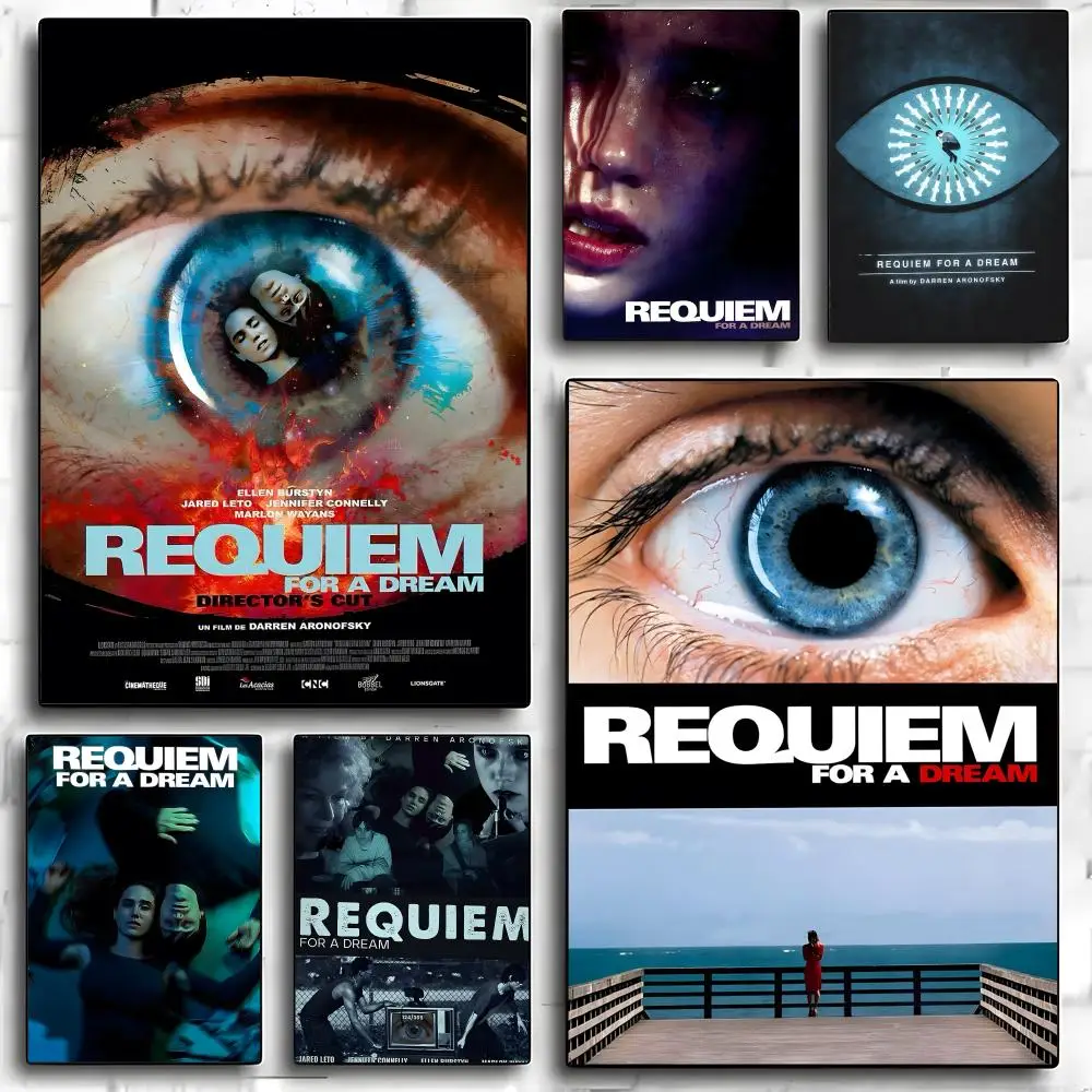 Game R-Requiem of Dreams Poster Self-adhesive Art Waterproof Paper Sticker Coffee House Bar Room Wall Decor
