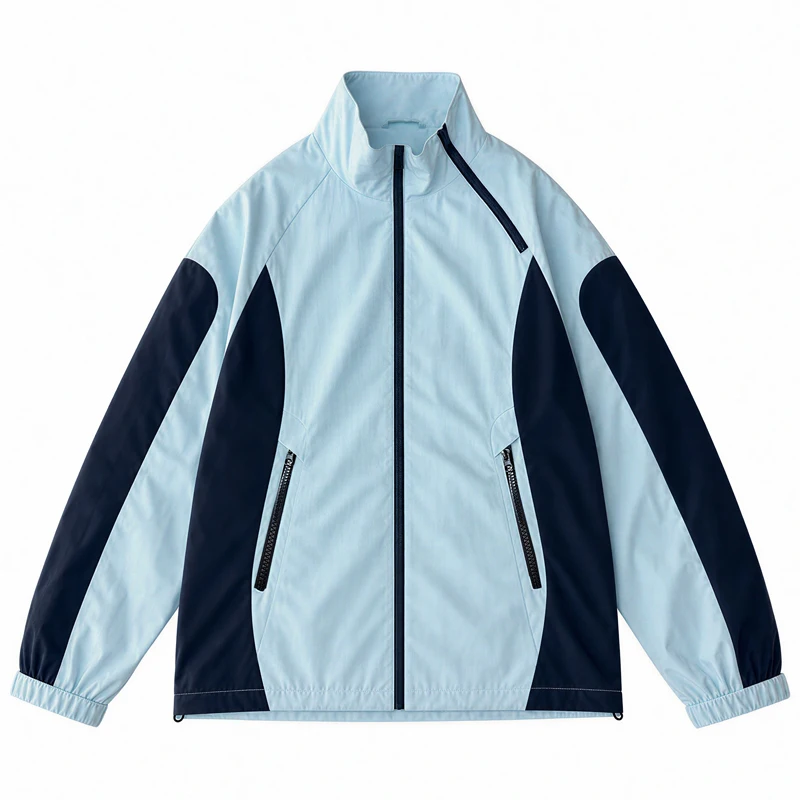 Man Black Windbreaker Windproof Waterproof For 2026 Spring Autumn Zip Up Jacket Men's Streetwear Bomber Clothes OverSize 5XL 6XL