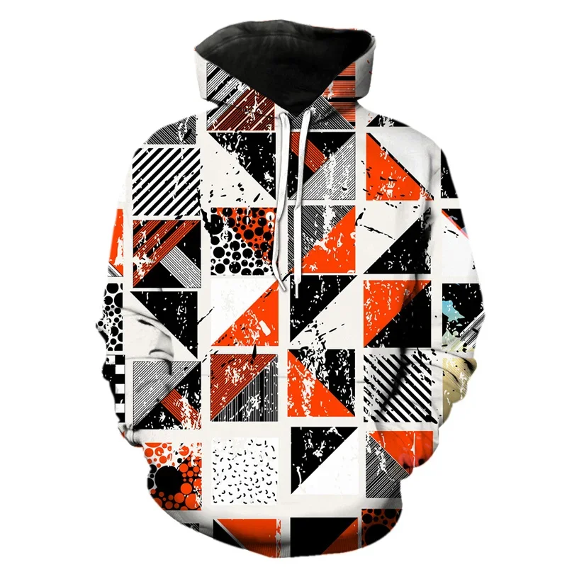 

Abstract Geometric 3D Printed Hoodie Men Harajuku Fashion Hooded Sweatshirt Autumn Spring Street Long Sleeve Pullovers Clothing