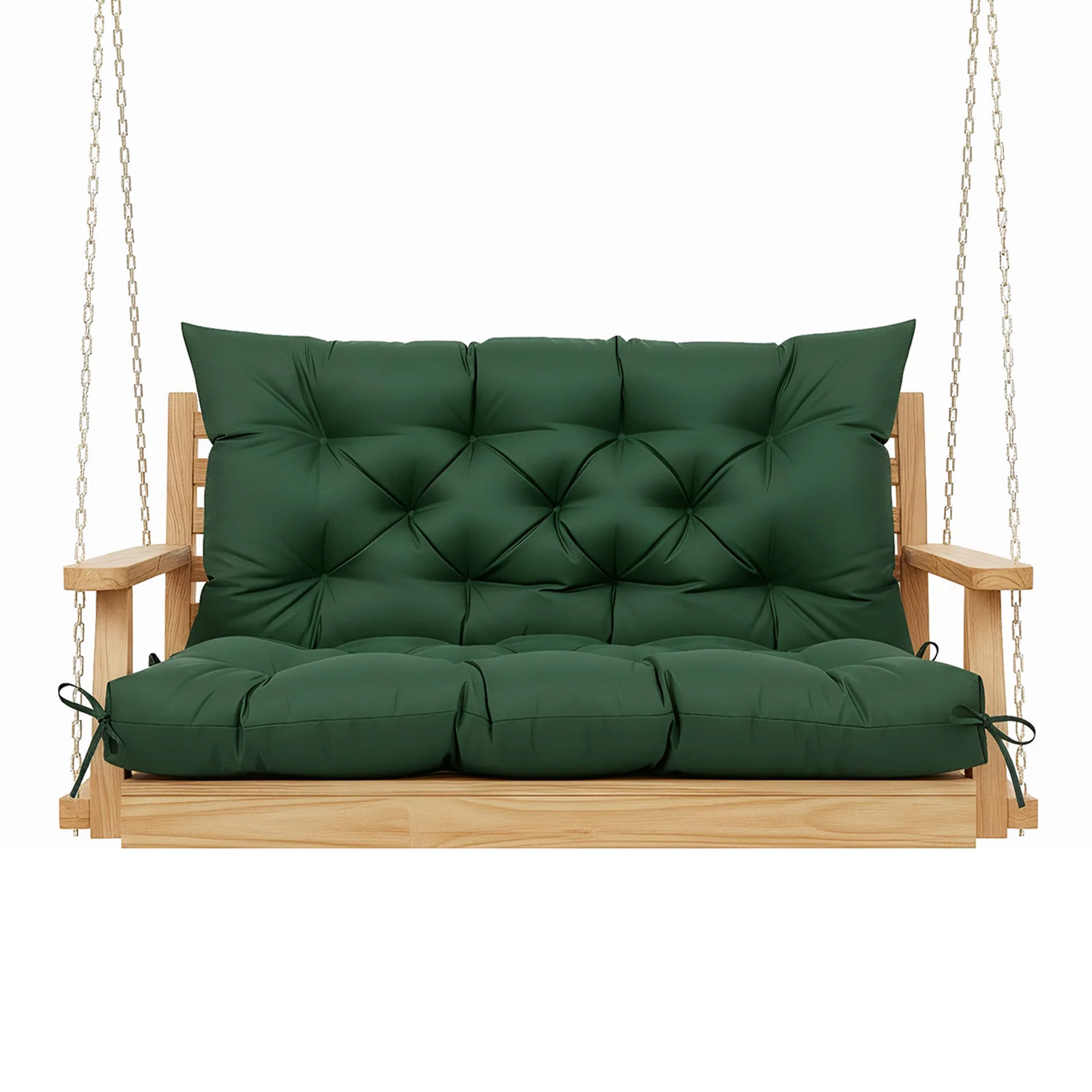 Coussin imperméable pour balançoire Hollywood, coussin de banc de jardin, coussin de siège de remplacement avec dossier pour meubles de jardin