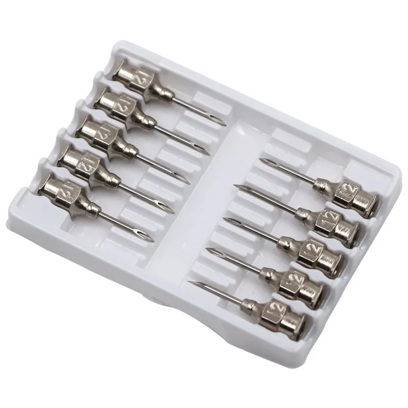 

10Pcs Veterinary Syringe Needles Goat Pig Chicken Pet Injection Syringe Vaccination Vet Farm Tools Poultry Livestock Veterinary