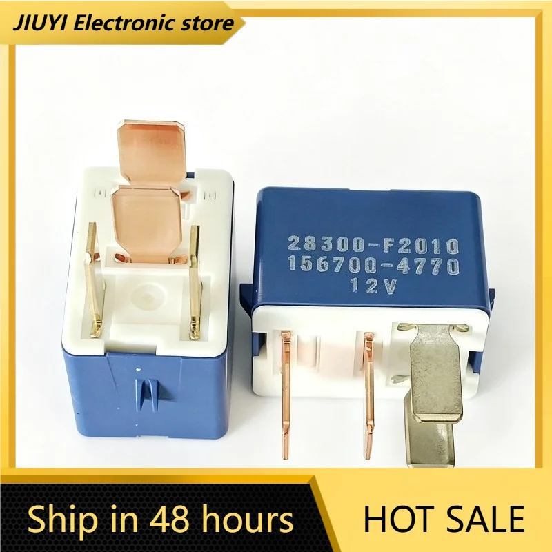 New 1pcs/lot 28300-F2010 156700-4770 4Pin 12V Automotive Relay Purple Blue Mini Car Power Relay Replacement
