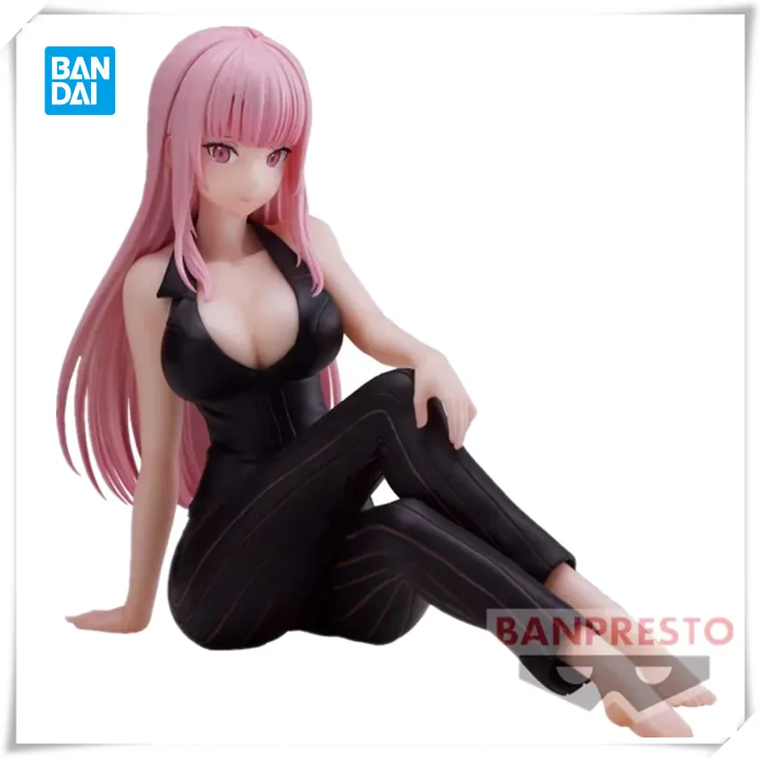 

Bandai Original Banpresto Relax Time Hololive Mori Calliope Channel Office Style Anime Figure Model Collectible Toys