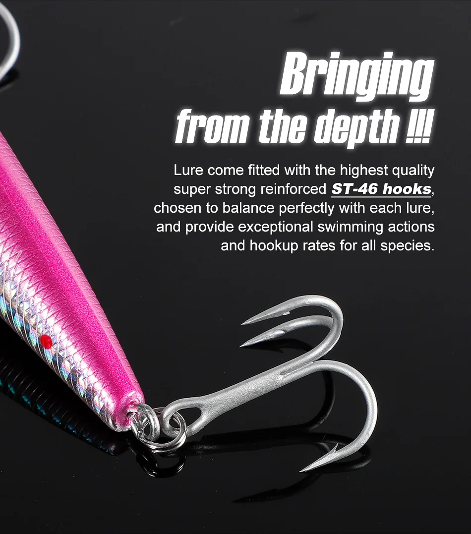 Noeby 120 mm 44 g schwerer sinkender Minnow-Angelköder, langer Wurf-Wobbler, künstlicher harter Köder für Wolfsbarsch, Salzwasser-Angelköder – Detail 11