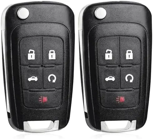 

Комплект из 2 брелоков для ключей для Chevrolet Malibu, Sonic, Cruze, Camaro, Equinox, Impala 2013-2016 гг. – Запасной пульт дистанционного управления 315 МГц