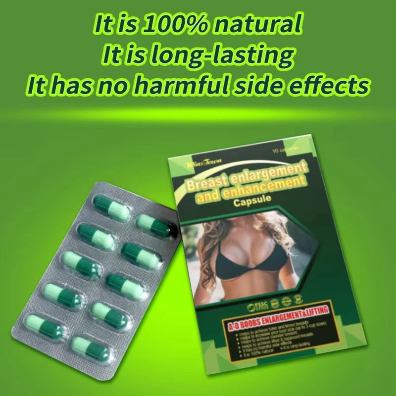 قطعتان من كبسولات تعزيز الثدي الكبيرة للنساء مع جذر البابايا كودزو وميريفيكا - مكمل ممتلئ الصدر والرفع الطبيعي