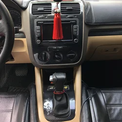 Carbon Fiber For Volkswagen Golf 5 GTI Jetta Film Interior Stickers Center Console Gear Dashboard Air Door Handle Lift Panel