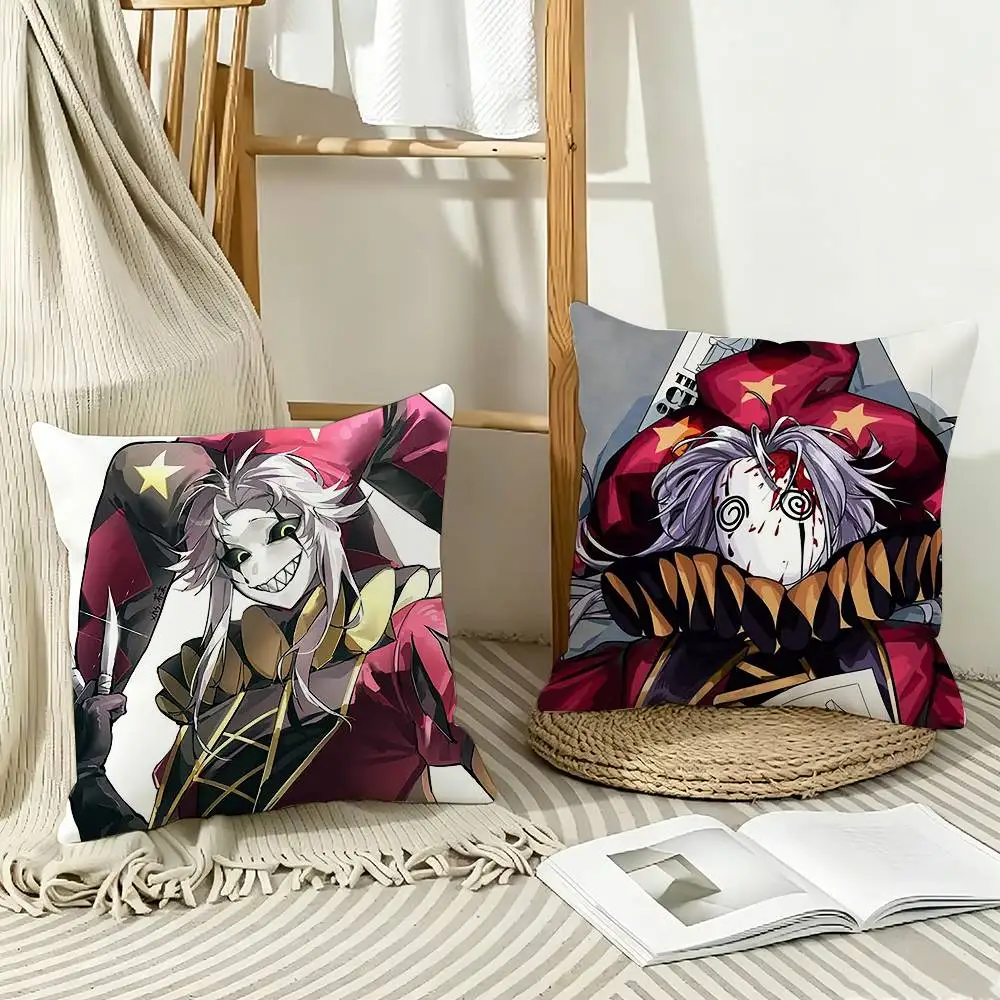 Dark Clown The F-Freak Circus Pillow Case Pattern Printed Pillowcase For Living Room Sofa Cushion Cover