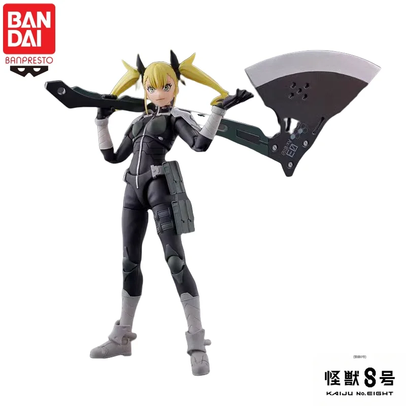 

В наличии оригинальная фигурка Bandai Banpresto Kaiju No.8 Shinomiya Kikoru, кукла, новая анимационная периферия в штучной упаковке, гараж