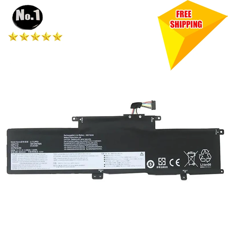 LMDTK New GENUINE L17L3P53 L17M3P55 L17C3P53 Laptop Battery for Lenovo Thinkpad S2 Yoga L380 L390 01AV481 01AV482 01AV483