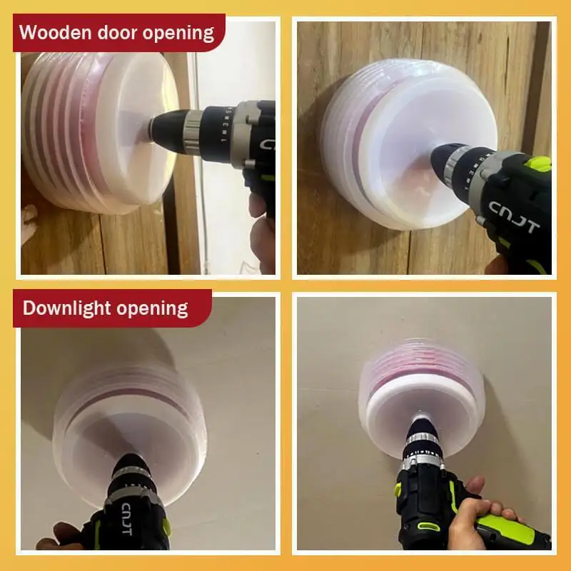 Electric Hammer Drill Dust Collector Hole Opener Dust Collector Cover Dustproof Hole Saw Drill Bit Cover Hand Tool Accessories