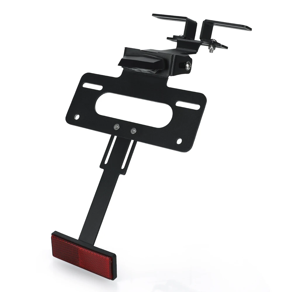 Ajuste para SUZUKI SV650 SV650F SV650S SFV650 soporte para matrícula guardabarros eliminador trasero Kit de placa de registro ordenado negro