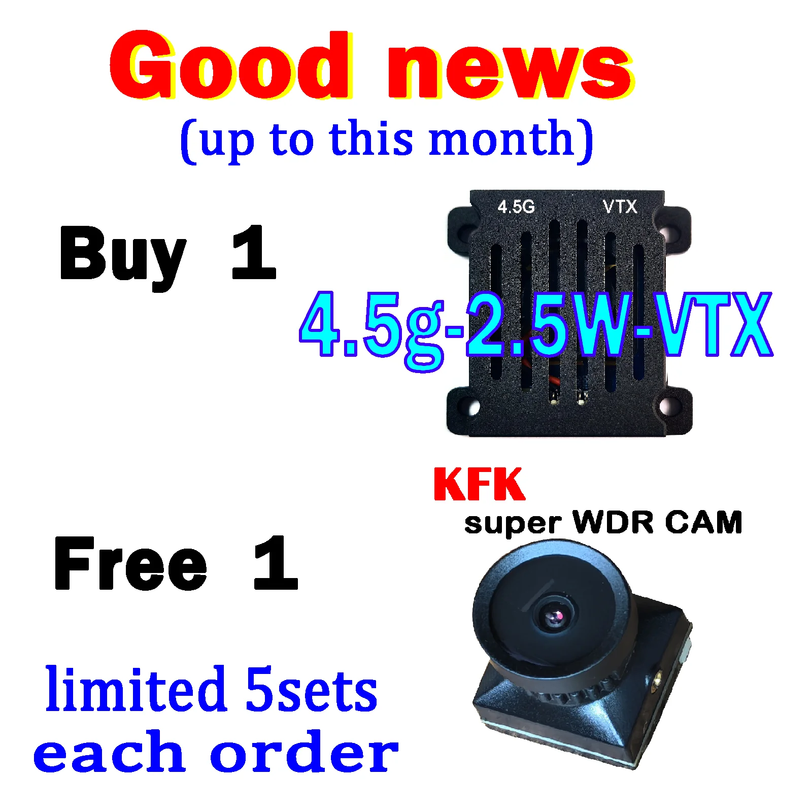 KFK 2025new 4.5G vtx 2.5W جهاز إرسال لاسلكي
