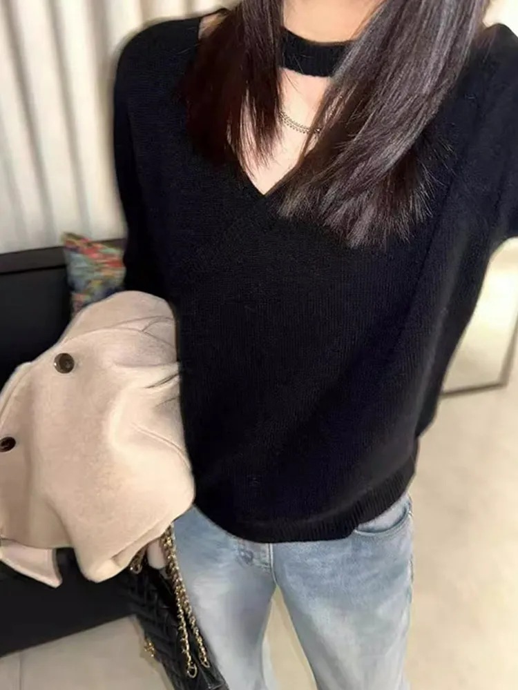 Comfortable Woolen Long Sve Crew Ne Layering irt Faionable Casual Leisure EleBasic Sle Commute Edition Pure Color