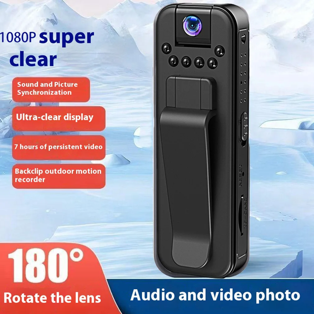 1080P HD Mini Camera Recorder Portable Digital Video Recorder For Sport BodyCam Infrared Night Vision Police Camcorder Wholesale