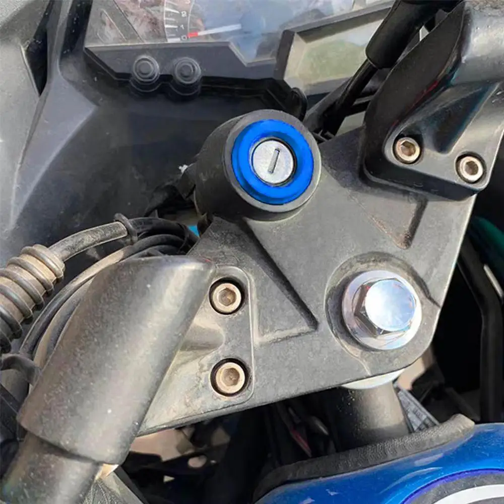 Para Honda CBR125R CBR125RR CBR150R CBR250 R RR CBR300R accesorios de motocicleta cubierta de interruptor de encendido anillo llave