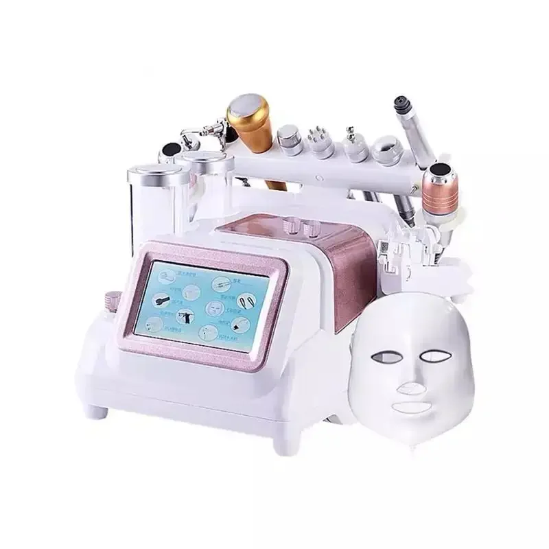 Máquina de hidroterapia 12 en 1, chorro de oxígeno, microdermoabrasión s para salón de belleza, spa, pistola MEZO, dispositivo de belleza