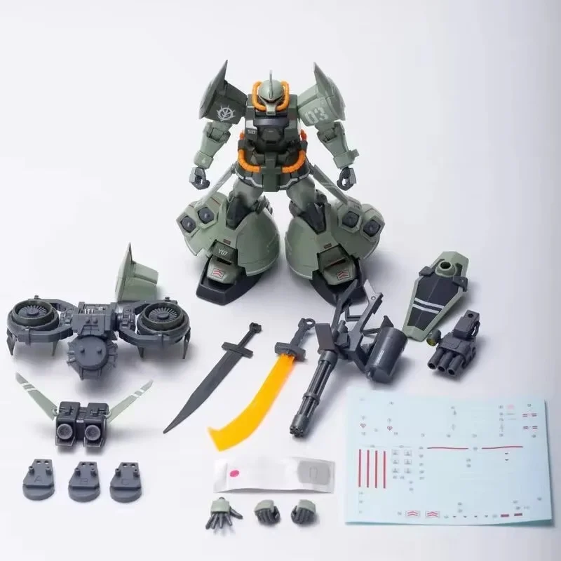 Gouf Flight Type Leader Jungle Color HG 1/144  Mech Assembly Model Kit Action Figure Boy Puzzle Toy Desktop Ornament Doll Gift