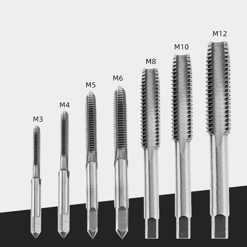 5pcsM3 M4 M5 M6 M8  M10 M12 Machine Screw Thread Metric Plug T-shaped Tap