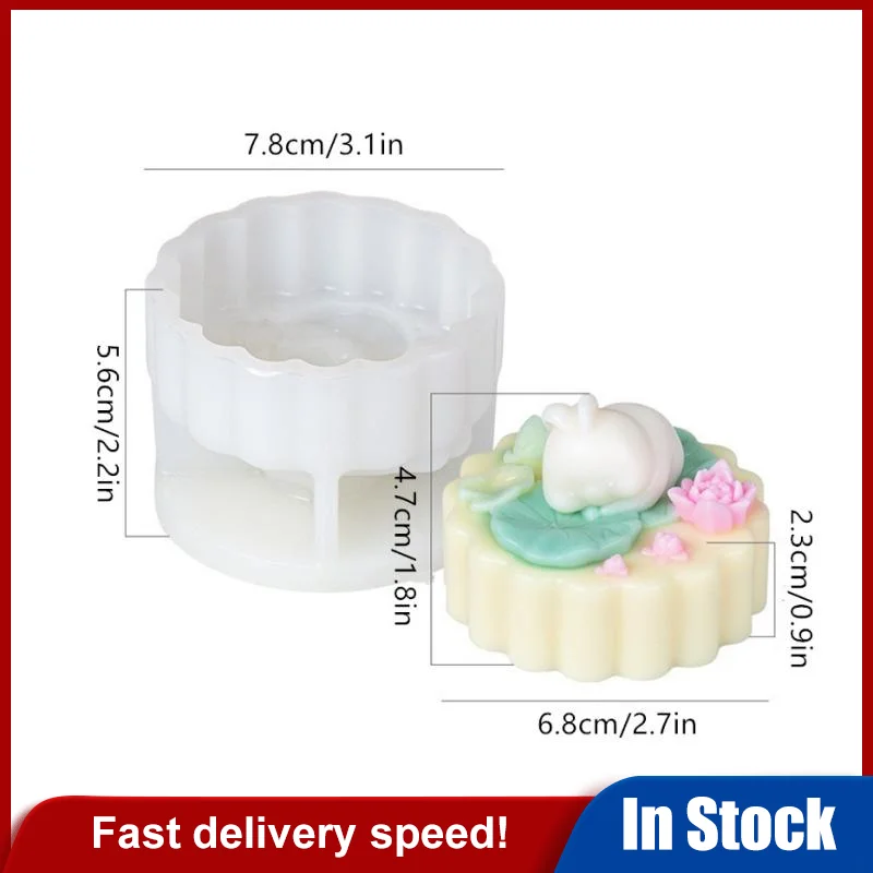 Creative Rabbit Milk Pudding Silicone Mold Custard Mold Cute Cartoon Jelly Cake Cake Mold Cake Decoration Baking Bakery Tool