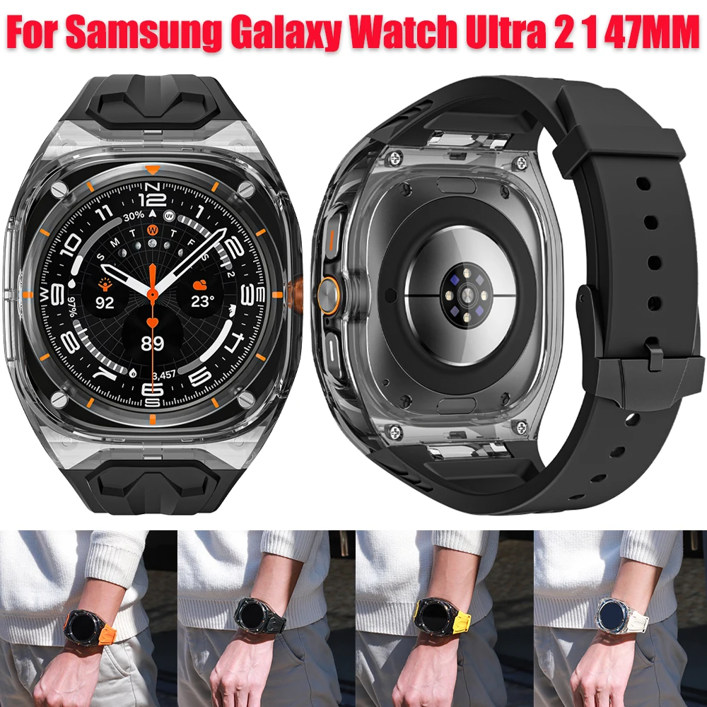Retrofitting Kit Case for Samsung Galaxy Watch Ultra 2 1 47mm Integrated Wristband for Galaxy Watch Ultra 2 Original Accessories