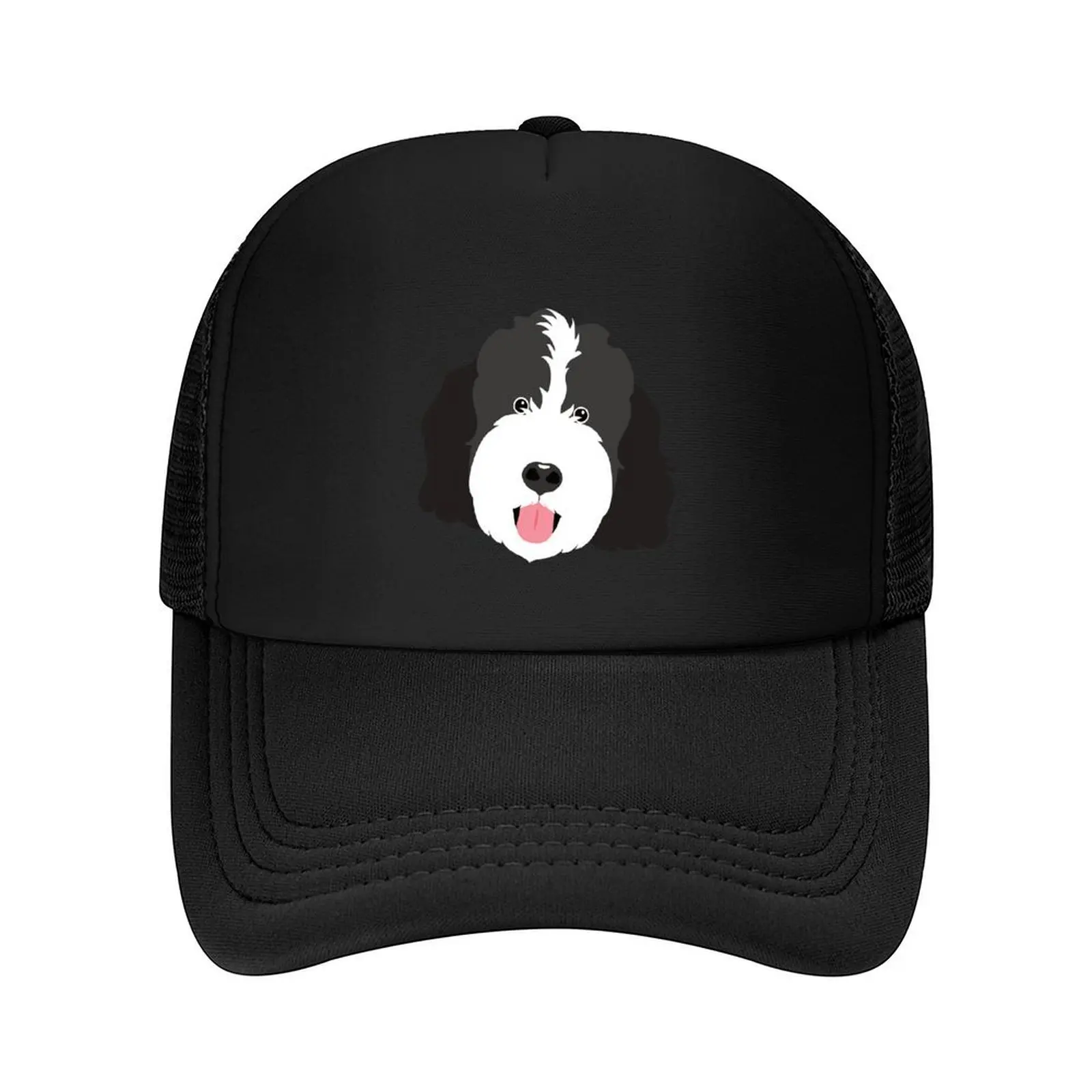 

LOVE Black White Goldendoodle Dog Baseball Cap luxury caps foam party Hat golf hat genuine Sunscreen Mens Tennis Women's