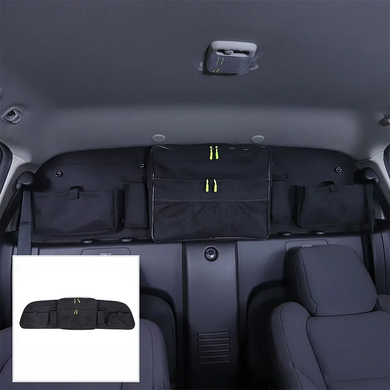 For Nissan Frontier 2022-2024 Car Rear Window Storage Bag Multi functional Tool Storage Bag Car Accessories