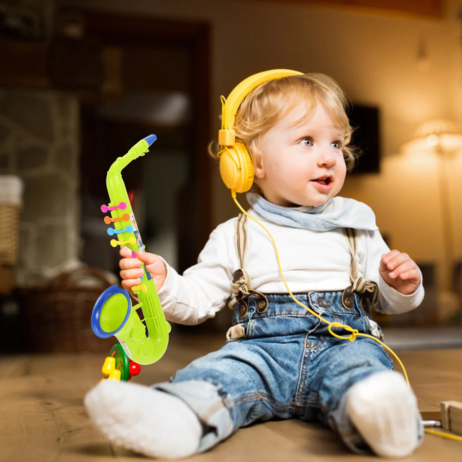 Toy Saxophone Simulated Musical Baby Practical Instrument Plaything Flute Child