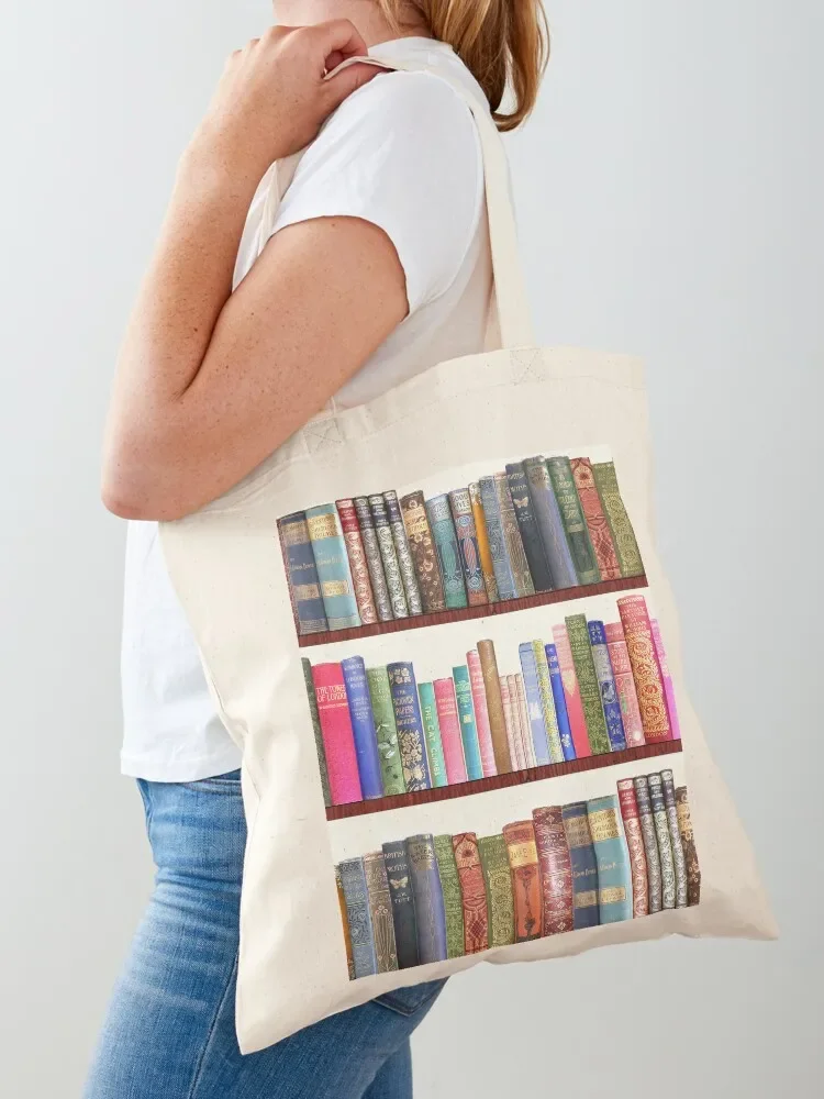 

Сумка-шоппер из ткани «Антикварные книги» Джейн Остин, большая, экологичная