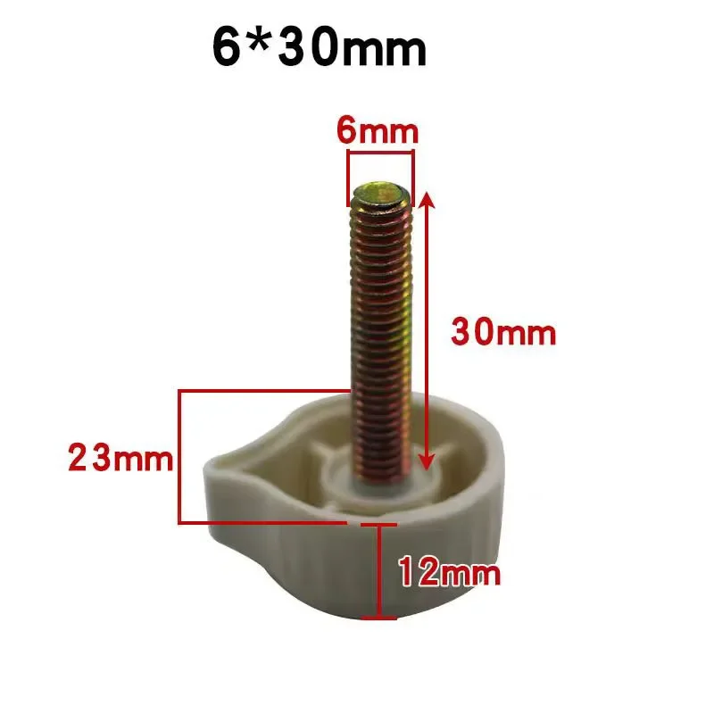 Electric Accessories, Floor Fan Column Pole Fixing Screw, Body Lifting Tube Tightening Nut M6 * 22/M6 * 30 4