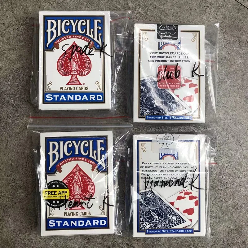 1pcs Bicycle Svengali Deck Short Deck Magic Cards Atom Playing Card Poker Close Up Street Magic Tricks for Professional Magician