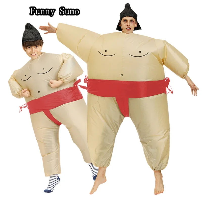 Halloween Sumo Inflatable Costume Mascot Costumes Carnival Party Cosplay Dress Fancy Purim Dress Up Clothing for Adult Kids