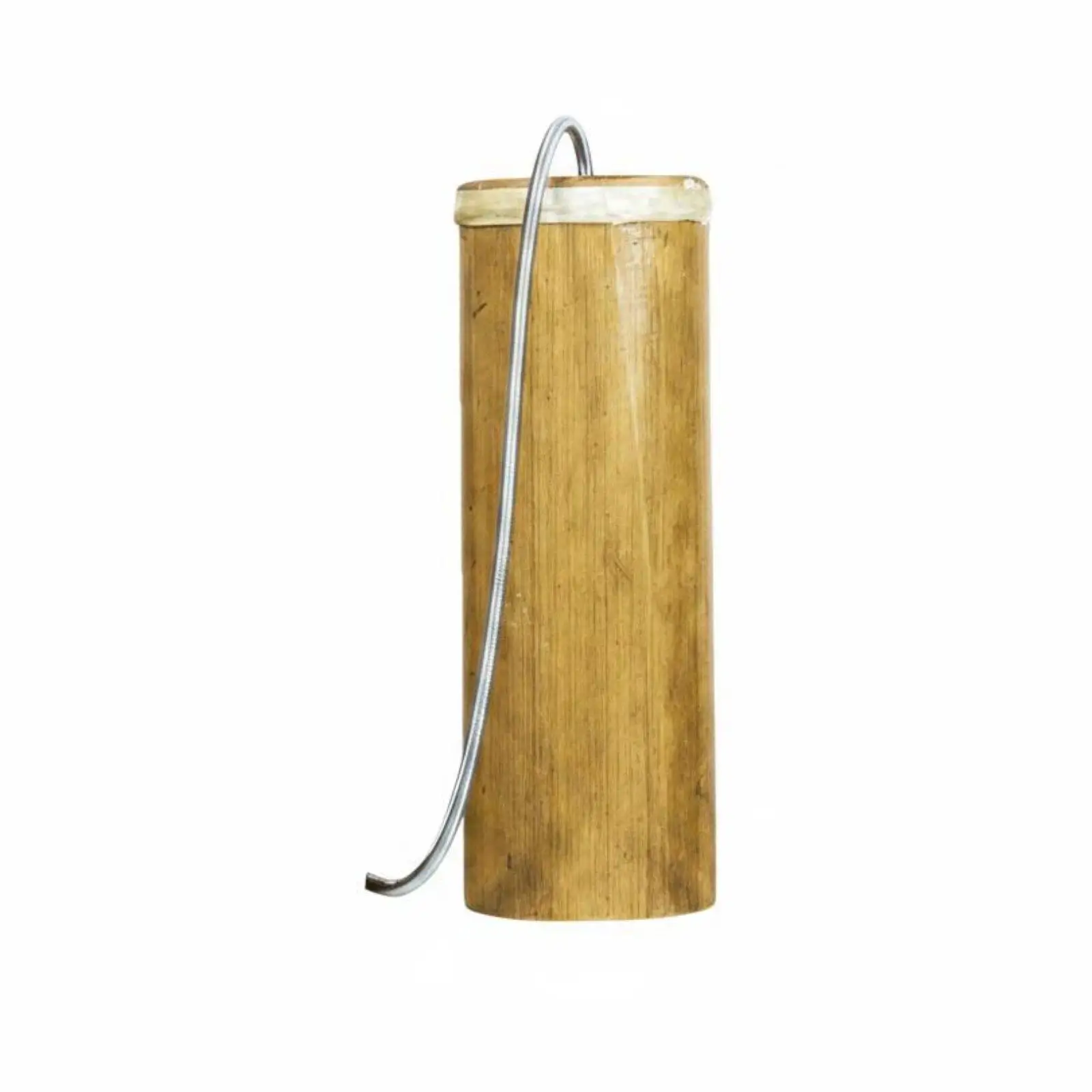 Thunders Tube Bamboo Can Shaped Spring Drum Shaker for Mindfulness Practice, Meditation
